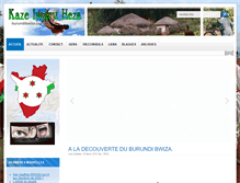 Tablet Screenshot of burundibwiza.com